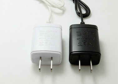 China Black / White 4.2 V Battery Charger Us Plug Charger With Short Circuit Protection supplier