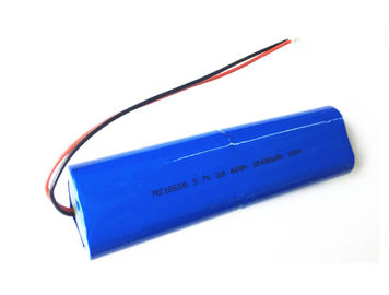 China 18650 Li Ion Battery Pack , 3.7 Volt Rechargeable Battery Pack With Pcb / Wire Leads supplier