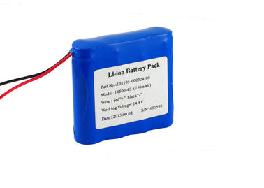 China 14.4V 750mah 14500  Li Ion Battery Pack For LED Signal Light OEM&amp;ODM Available supplier