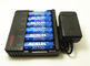 Plastic 6 Bay Universal Li Ion Battery Charger For Electronic Cigarette Vapes supplier