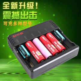 China 6 Slots AA AAA Lithium Ion Battery Charger , Universal Nimh Nicd Battery Charger supplier