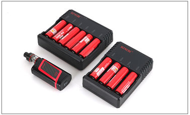 China 2 / 4 / 6 Bay Intelligent 4.2 V Battery Charger For 18650 18350 Battery 290g Weight supplier