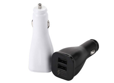 China Qc 2.0 Double Usb Car Charger , Samsung Fast Charging Car Charger For S6 S7 / Note 4 5 supplier