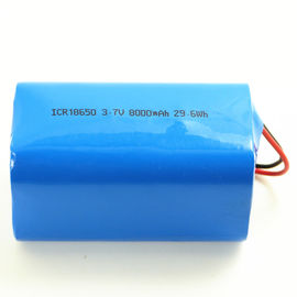 China Small 18650 1s4p Li Ion Battery Pack 3.7v 8000mah For Digital Products Medical Device supplier