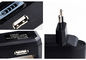 Standard EU Plug USB Lithium Ion Battery Charger , Micro Usb Li Ion Charger Black supplier