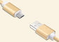 1m 2m 3m Nylon Android Phone Charger Cord , Samsung Micro Usb Cable 5V 2.1A supplier