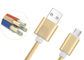 1m 2m 3m Nylon Android Phone Charger Cord , Samsung Micro Usb Cable 5V 2.1A supplier